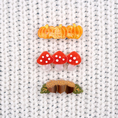 【Coucou Suzette】Pumpkin Hair Clip かぼちゃヘアクリップ（Sub Image-5） | Coucoubebe/ククベベ