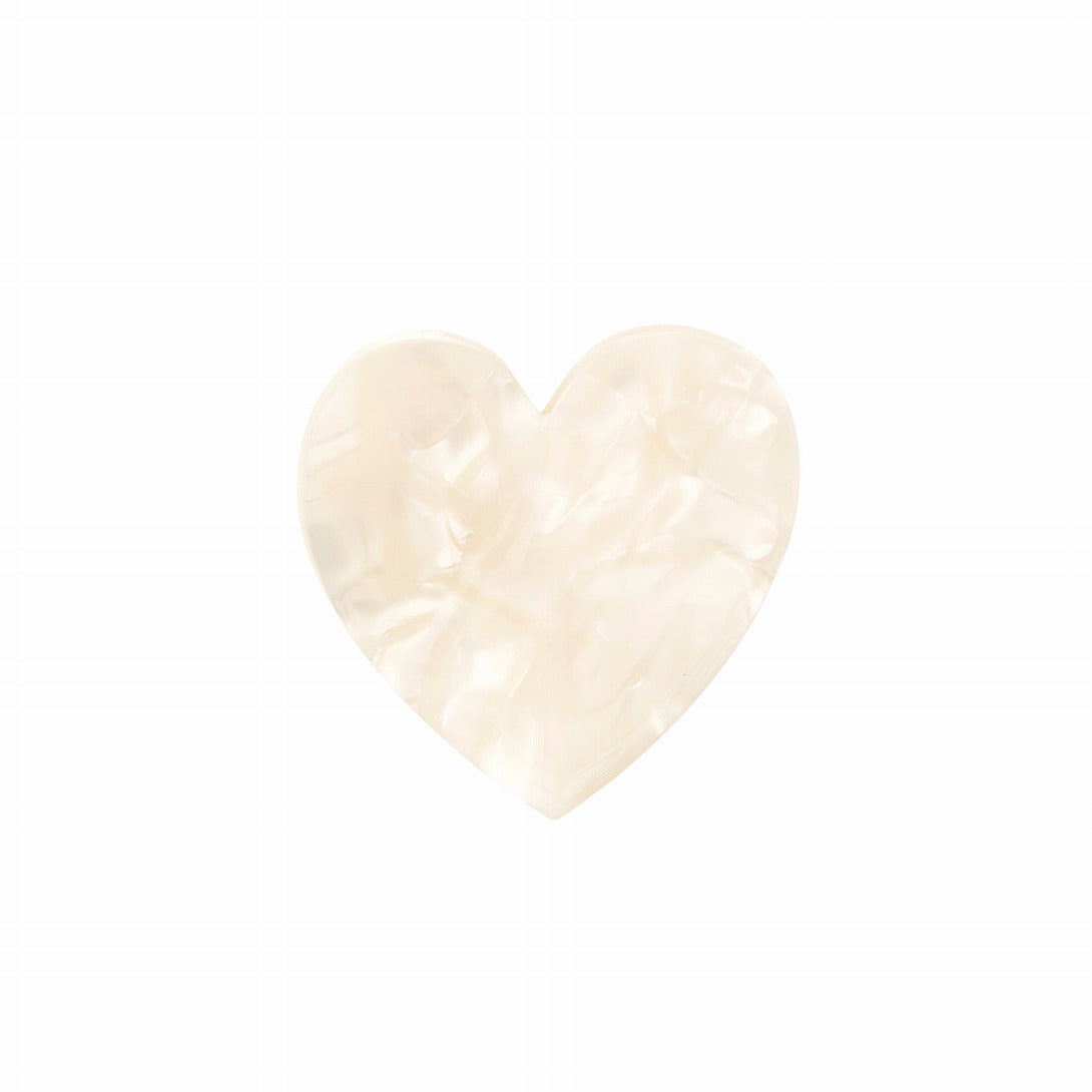 【Coucou Suzette】White Heart Hair Claw ホワイトハートヘアクロー  | Coucoubebe/ククベベ