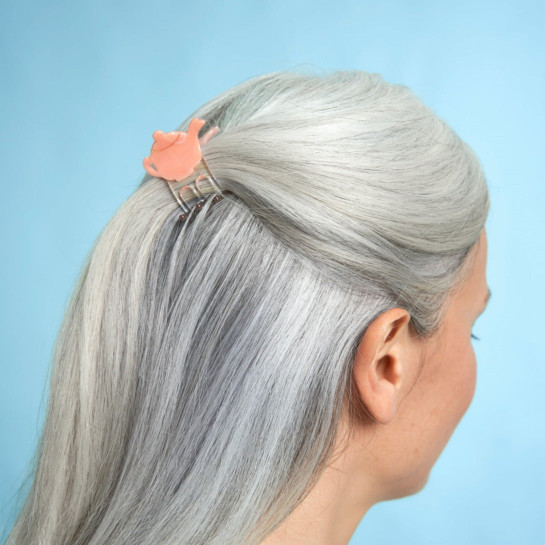 【Coucou Suzette】Teapot Mini Hair Claw ティーポットミニヘアクロー  | Coucoubebe/ククベベ