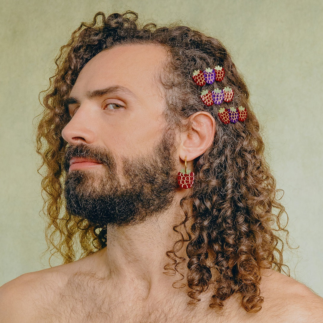 【Coucou Suzette】Berries Hair Clip ベリーズヘアクリップ  | Coucoubebe/ククベベ