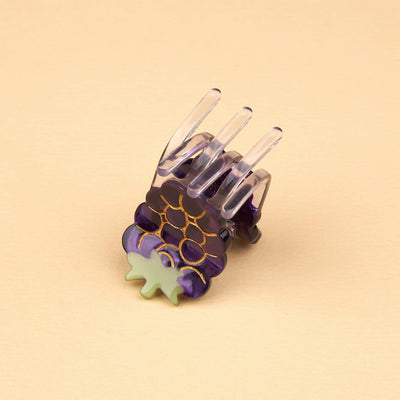 【Coucou Suzette】Blackberry Mini Hair Claw ブラックベリーミニヘアクロー（Sub Image-3） | Coucoubebe/ククベベ