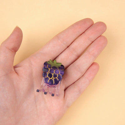 【Coucou Suzette】Blackberry Mini Hair Claw ブラックベリーミニヘアクロー（Sub Image-4） | Coucoubebe/ククベベ