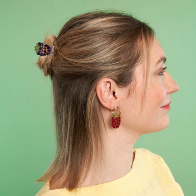 【Coucou Suzette】Blackberry Mini Hair Claw ブラックベリーミニヘアクロー（Sub Image-5） | Coucoubebe/ククベベ
