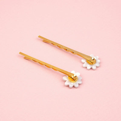 【Coucou Suzette】Daisy Bobby Pins デイジーヘアピン（Sub Image-3） | Coucoubebe/ククベベ