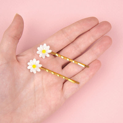 【Coucou Suzette】Daisy Bobby Pins デイジーヘアピン（Sub Image-4） | Coucoubebe/ククベベ