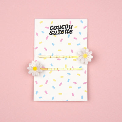 【Coucou Suzette】Daisy Bobby Pins デイジーヘアピン（Sub Image-5） | Coucoubebe/ククベベ