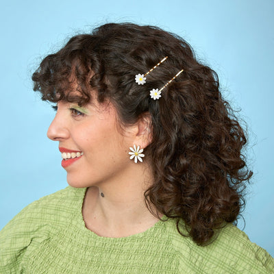 【Coucou Suzette】Daisy Bobby Pins デイジーヘアピン（Sub Image-6） | Coucoubebe/ククベベ