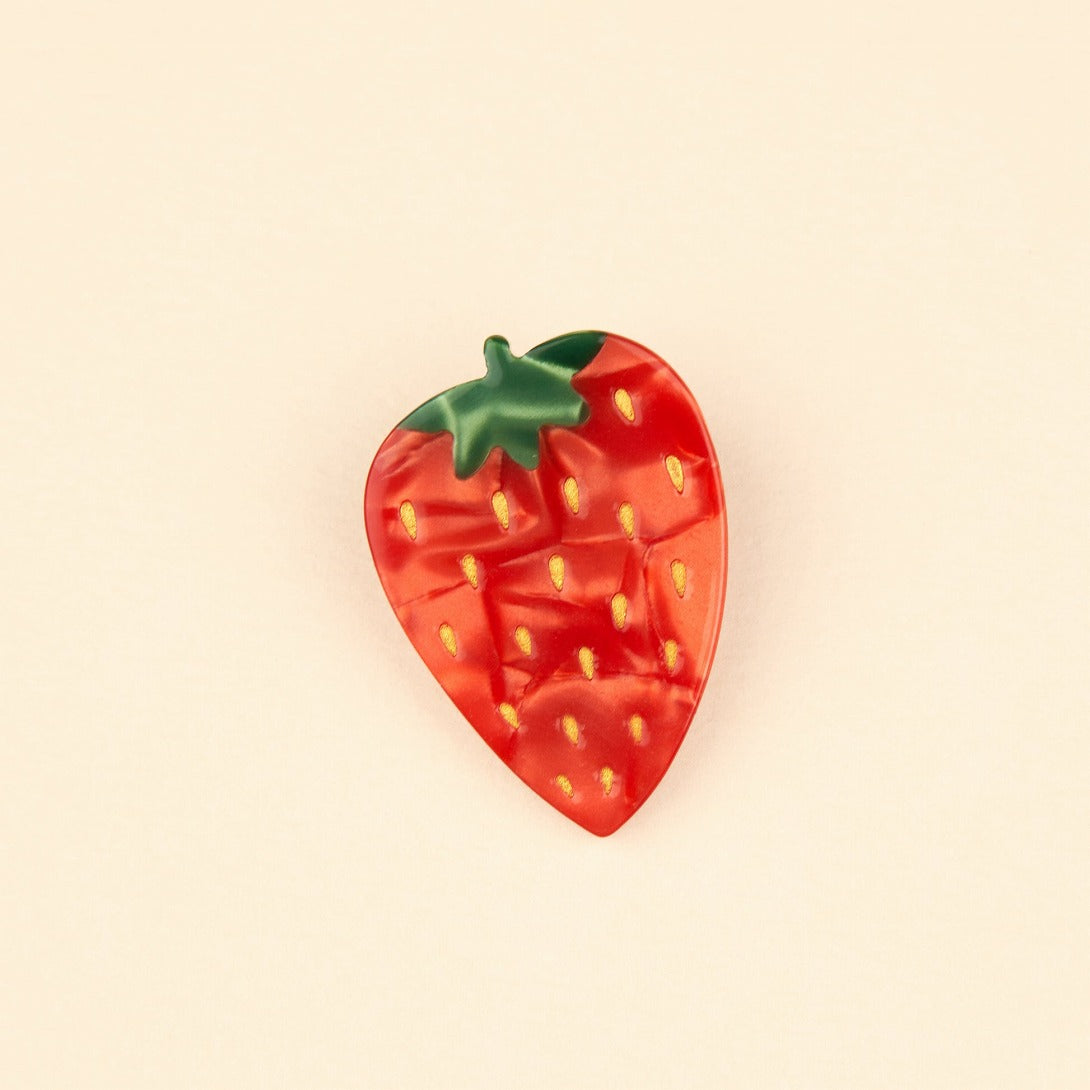 【Coucou Suzette】Strawberry Hair Clip ストロベリーヘアクリップ  | Coucoubebe/ククベベ