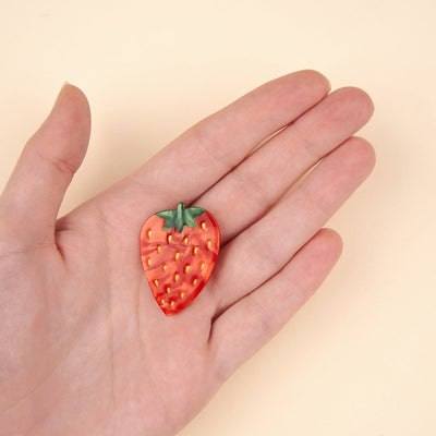 【Coucou Suzette】Strawberry Hair Clip ストロベリーヘアクリップ（Sub Image-4） | Coucoubebe/ククベベ