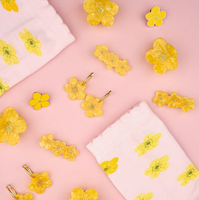 【Coucou Suzette】Buttercup Mini Hair Claw バターカップミニヘアクロー（Sub Image-9） | Coucoubebe/ククベベ