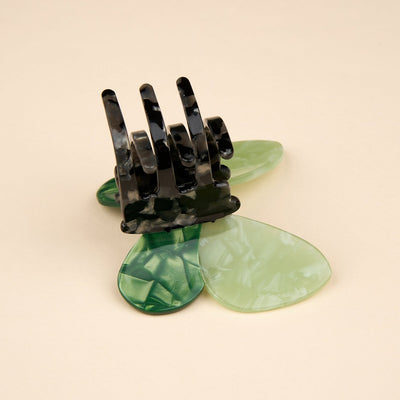【Coucou Suzette】Green butterfly Hair Claw グリーンバタフライヘアクロー（Sub Image-3） | Coucoubebe/ククベベ