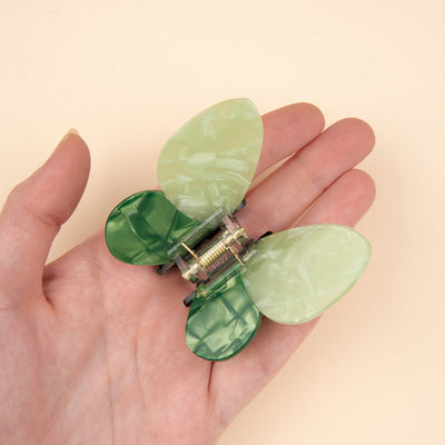 【Coucou Suzette】Green butterfly Hair Claw グリーンバタフライヘアクロー（Sub Image-4） | Coucoubebe/ククベベ