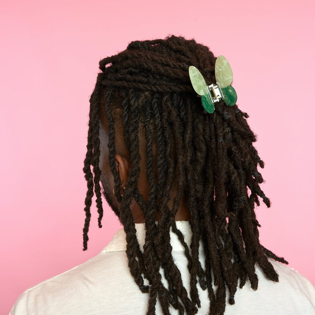 【Coucou Suzette】Green butterfly Hair Claw グリーンバタフライヘアクロー  | Coucoubebe/ククベベ
