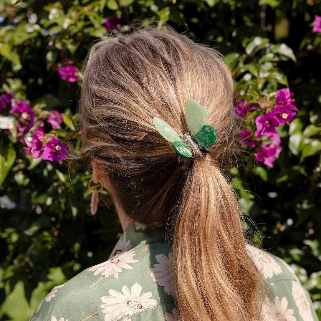 【Coucou Suzette】Green butterfly Hair Claw グリーンバタフライヘアクロー  | Coucoubebe/ククベベ