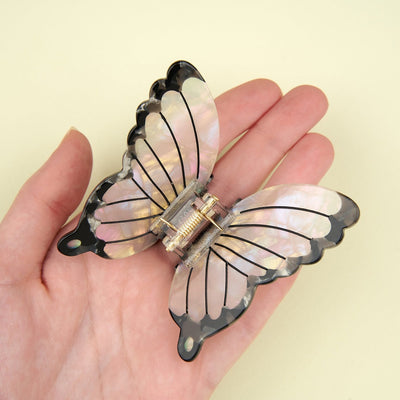【Coucou Suzette】White butterfly Hair Claw ホワイトバタフライヘアクロー（Sub Image-4） | Coucoubebe/ククベベ