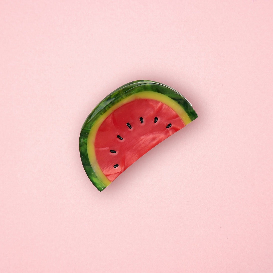 【Coucou Suzette】Watermelon Mini Hair Claw スイカミニヘアクロー  | Coucoubebe/ククベベ