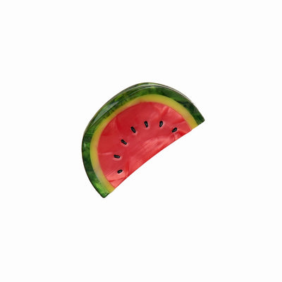 【Coucou Suzette】Watermelon Mini Hair Claw スイカミニヘアクロー（Sub Image-2） | Coucoubebe/ククベベ
