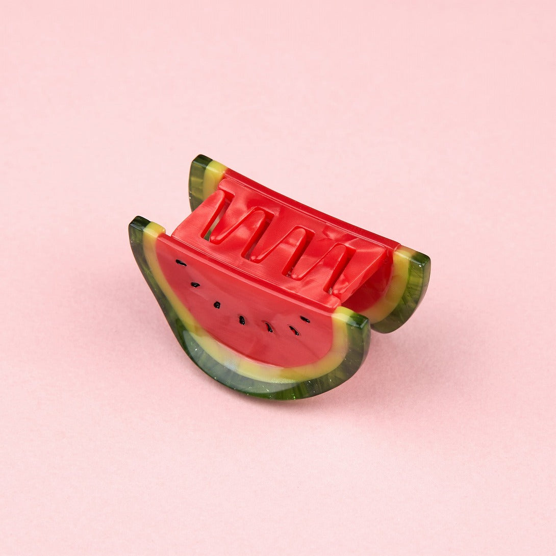 【Coucou Suzette】Watermelon Mini Hair Claw スイカミニヘアクロー  | Coucoubebe/ククベベ