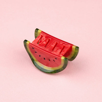 【Coucou Suzette】Watermelon Mini Hair Claw スイカミニヘアクロー（Sub Image-3） | Coucoubebe/ククベベ