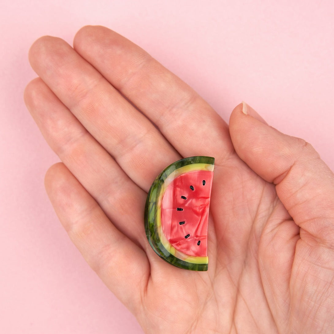 【Coucou Suzette】Watermelon Mini Hair Claw スイカミニヘアクロー  | Coucoubebe/ククベベ