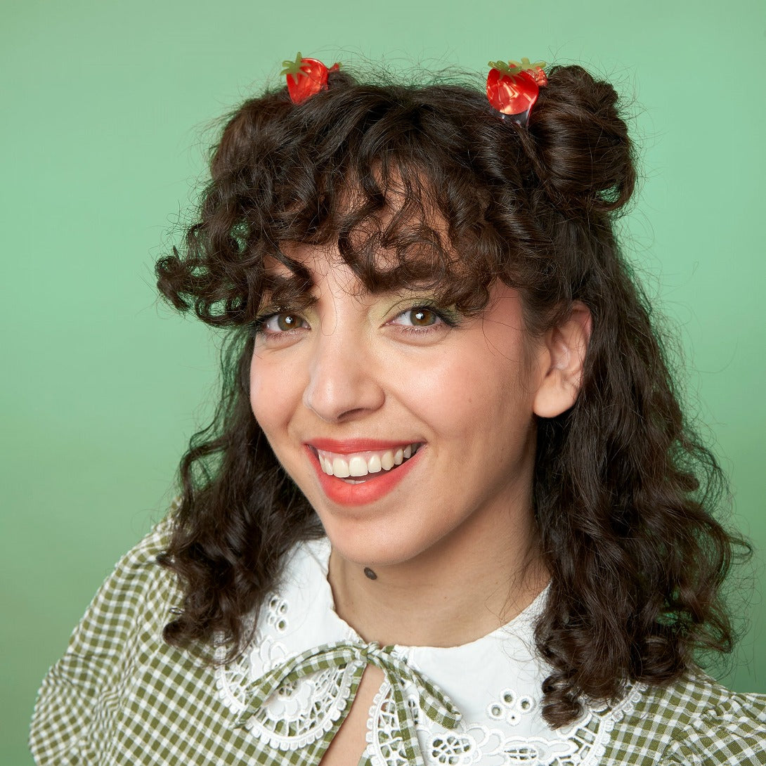 【Coucou Suzette】Cherry Tomato Mini Hair Claw チェリートマトミニヘアクロー  | Coucoubebe/ククベベ
