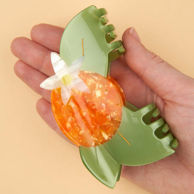 【Coucou Suzette】Orange Blossom Hair Claw オレンジブロッサムヘアクロー（Sub Image-4） | Coucoubebe/ククベベ