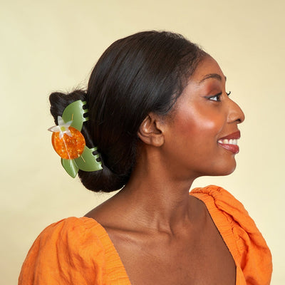 【Coucou Suzette】Orange Blossom Hair Claw オレンジブロッサムヘアクロー（Sub Image-5） | Coucoubebe/ククベベ