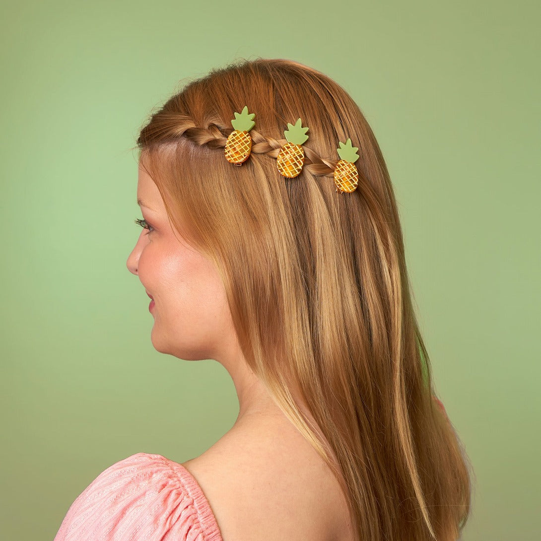 【Coucou Suzette】Pineapple Hair Clip パイナップルヘアクリップ  | Coucoubebe/ククベベ