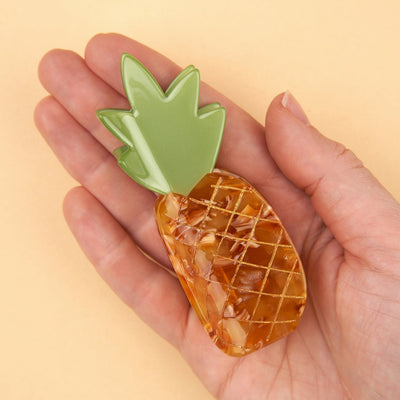 【Coucou Suzette】Pineapple Hair Claw パイナップルヘアクロー（Sub Image-4） | Coucoubebe/ククベベ