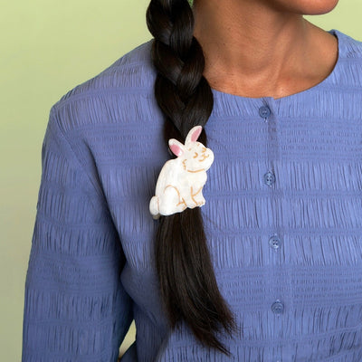 【Coucou Suzette】Rabbit Hair Claw ウサギヘアクロー（Sub Image-5） | Coucoubebe/ククベベ