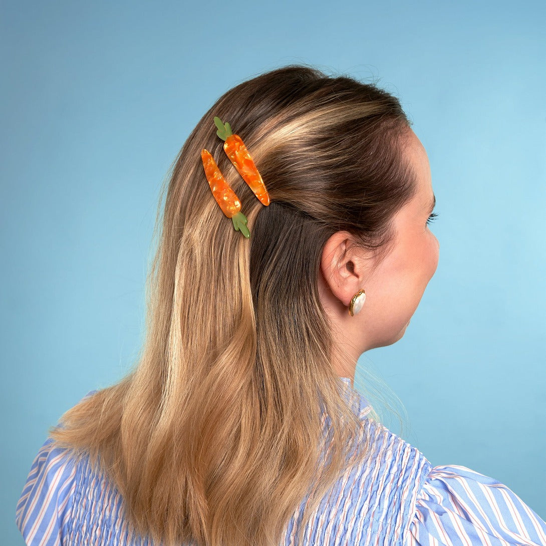 【Coucou Suzette】Carrot Hair Clip にんじんヘアクリップ  | Coucoubebe/ククベベ