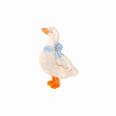 【Coucou Suzette】Goose Mini Hair Claw ガチョウミニヘアクロー（Sub Image-2） | Coucoubebe/ククベベ