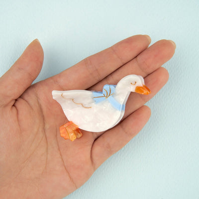 【Coucou Suzette】Goose Mini Hair Claw ガチョウミニヘアクロー（Sub Image-4） | Coucoubebe/ククベベ