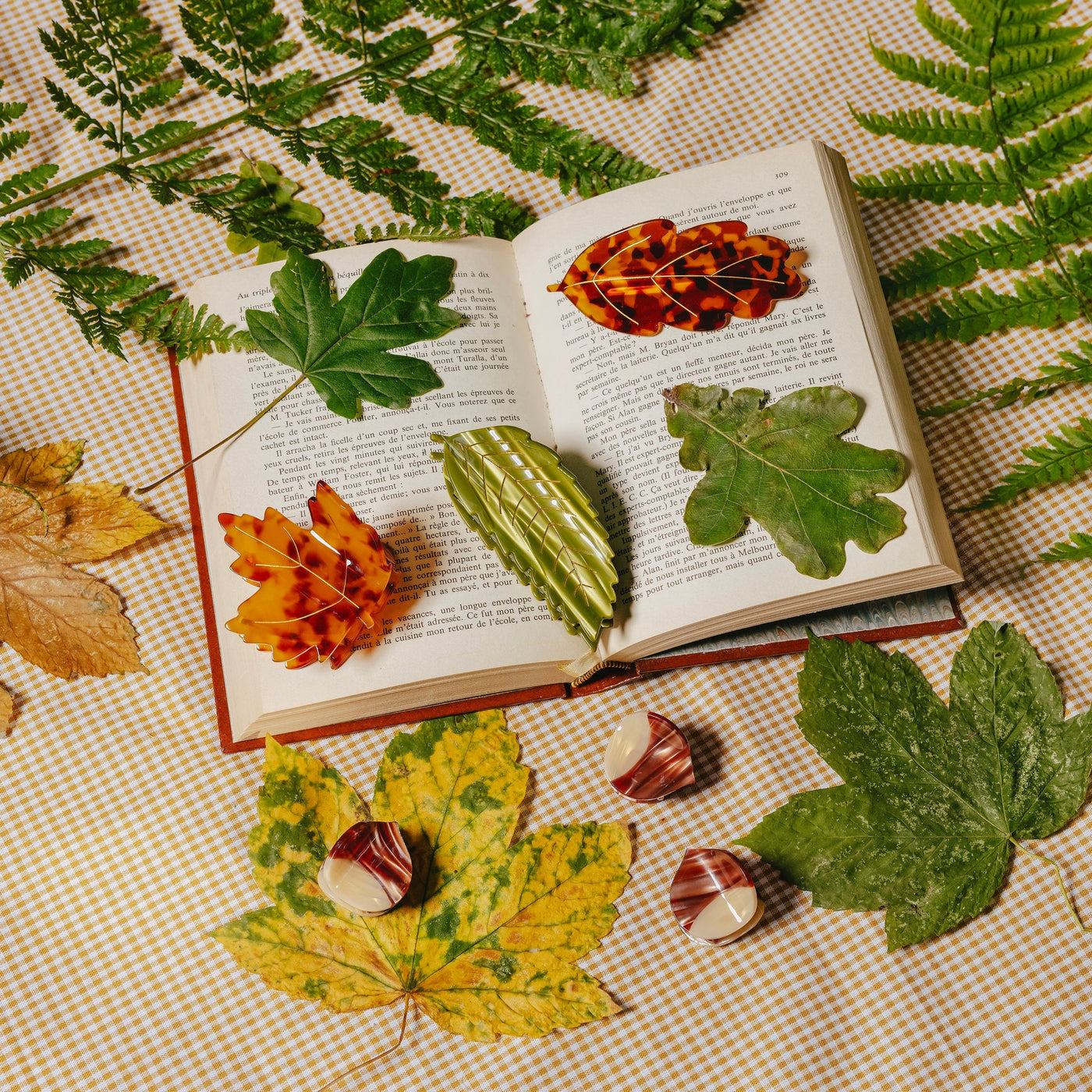 【Coucou Suzette】Leaf French Barrette リーフバレッタ  | Coucoubebe/ククベベ