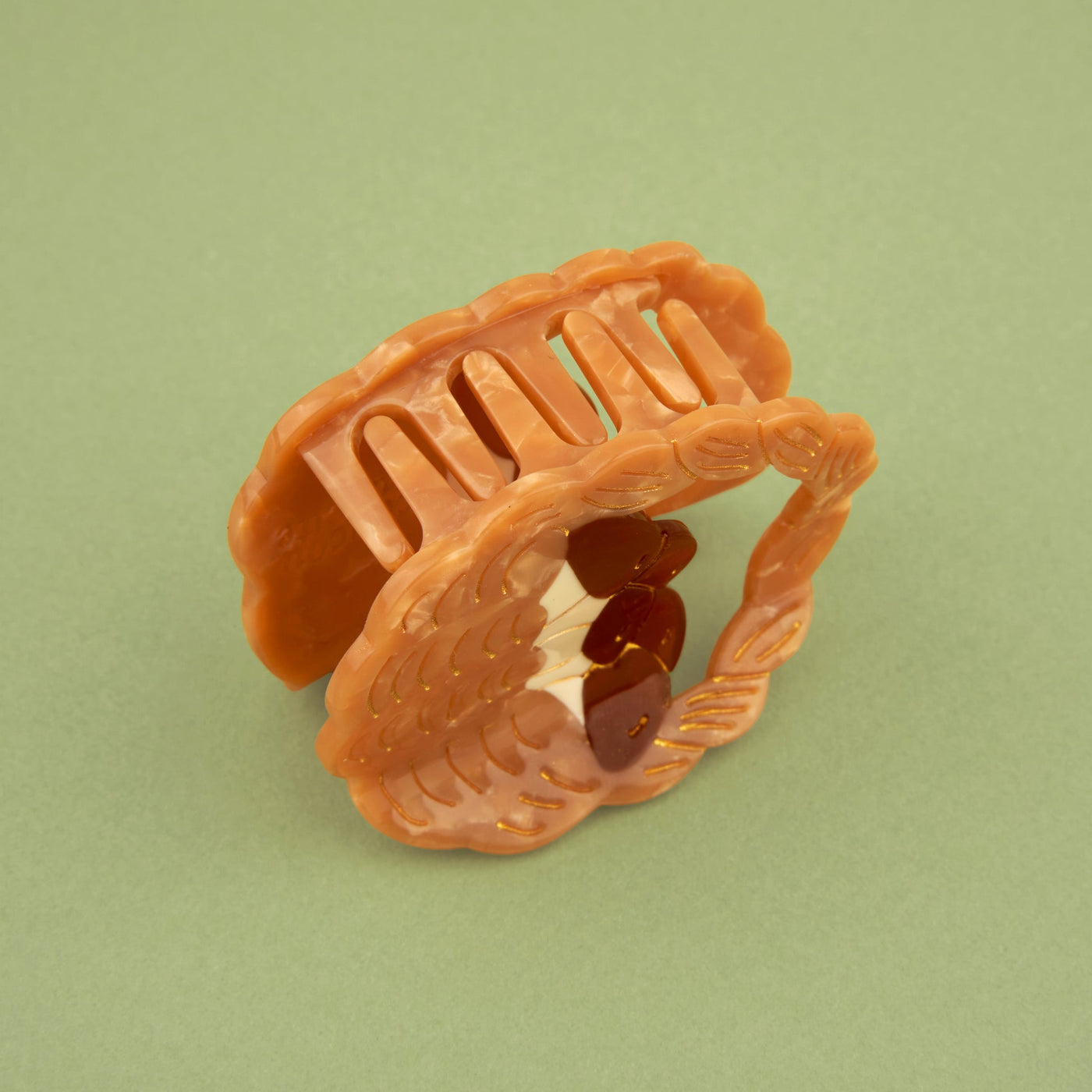 【Coucou Suzette】Mushroom Basket Hair Claw キノコバスケットヘアクロー  | Coucoubebe/ククベベ