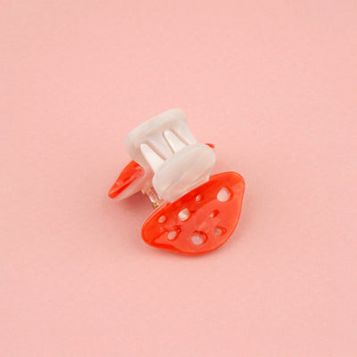 【Coucou Suzette】Mushroom Mini Hair Claw キノコミニヘアクロー（Sub Image-3） | Coucoubebe/ククベベ