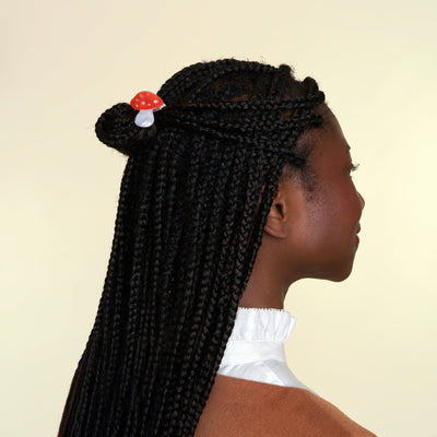 【Coucou Suzette】Mushroom Mini Hair Claw キノコミニヘアクロー（Sub Image-5） | Coucoubebe/ククベベ