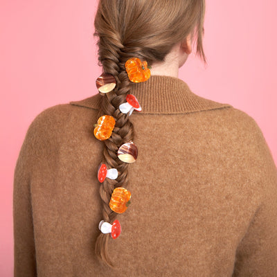 【Coucou Suzette】Mushroom Mini Hair Claw キノコミニヘアクロー（Sub Image-6） | Coucoubebe/ククベベ