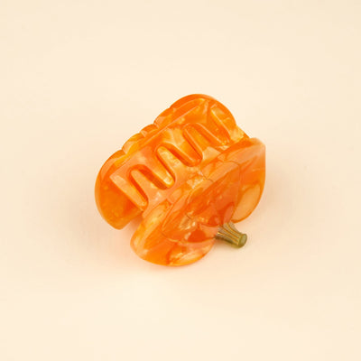 【Coucou Suzette】Pumpkin Mini Hair Claw かぼちゃミニヘアクロー（Sub Image-3） | Coucoubebe/ククベベ