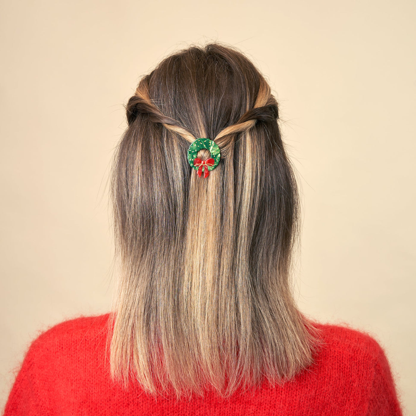 【Coucou Suzette】Christmas Wreath Hair Clip クリスマスリースヘアクリップ  | Coucoubebe/ククベベ