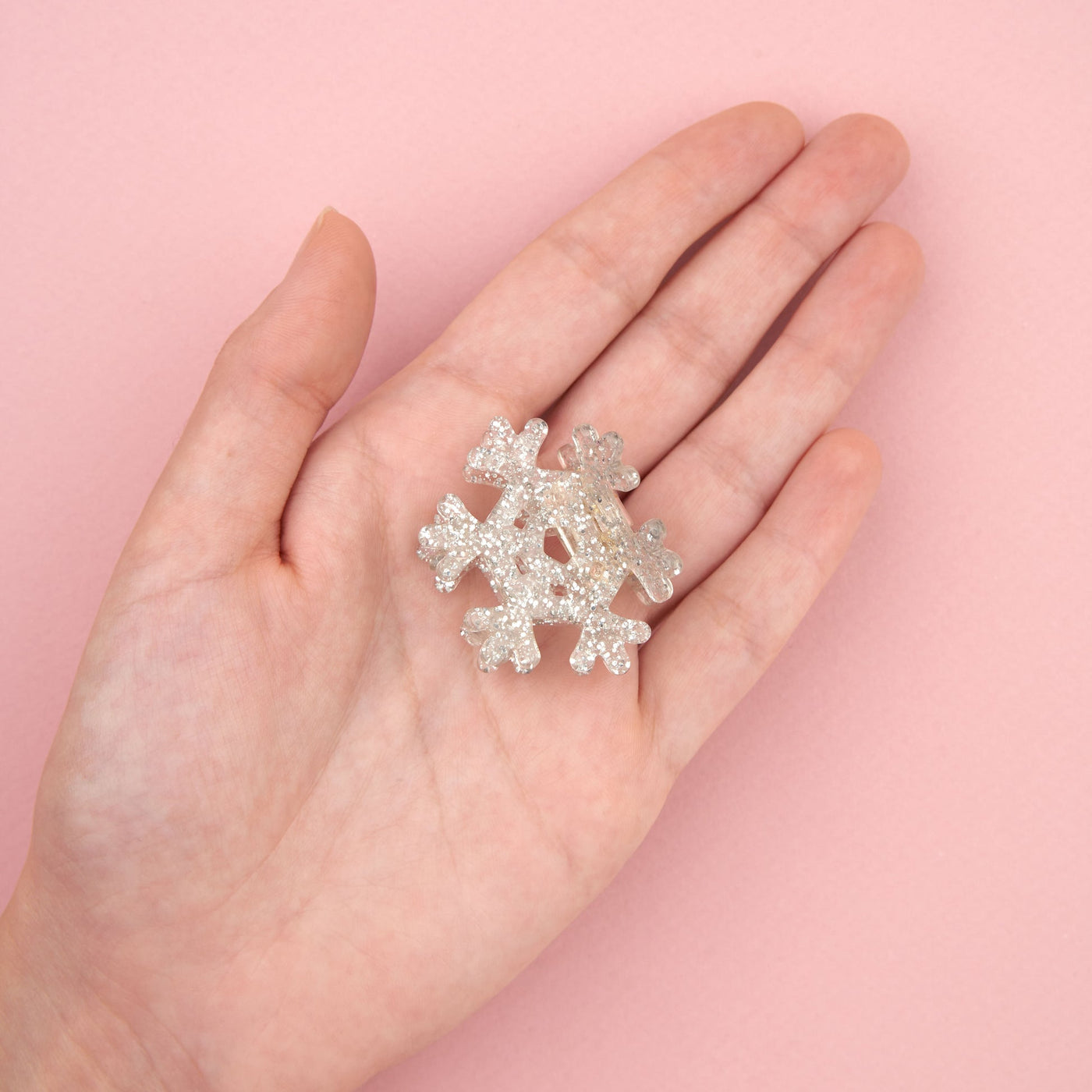【Coucou Suzette】Snowflake Mini Hair Claw スノーフレークミニヘアクロー  | Coucoubebe/ククベベ