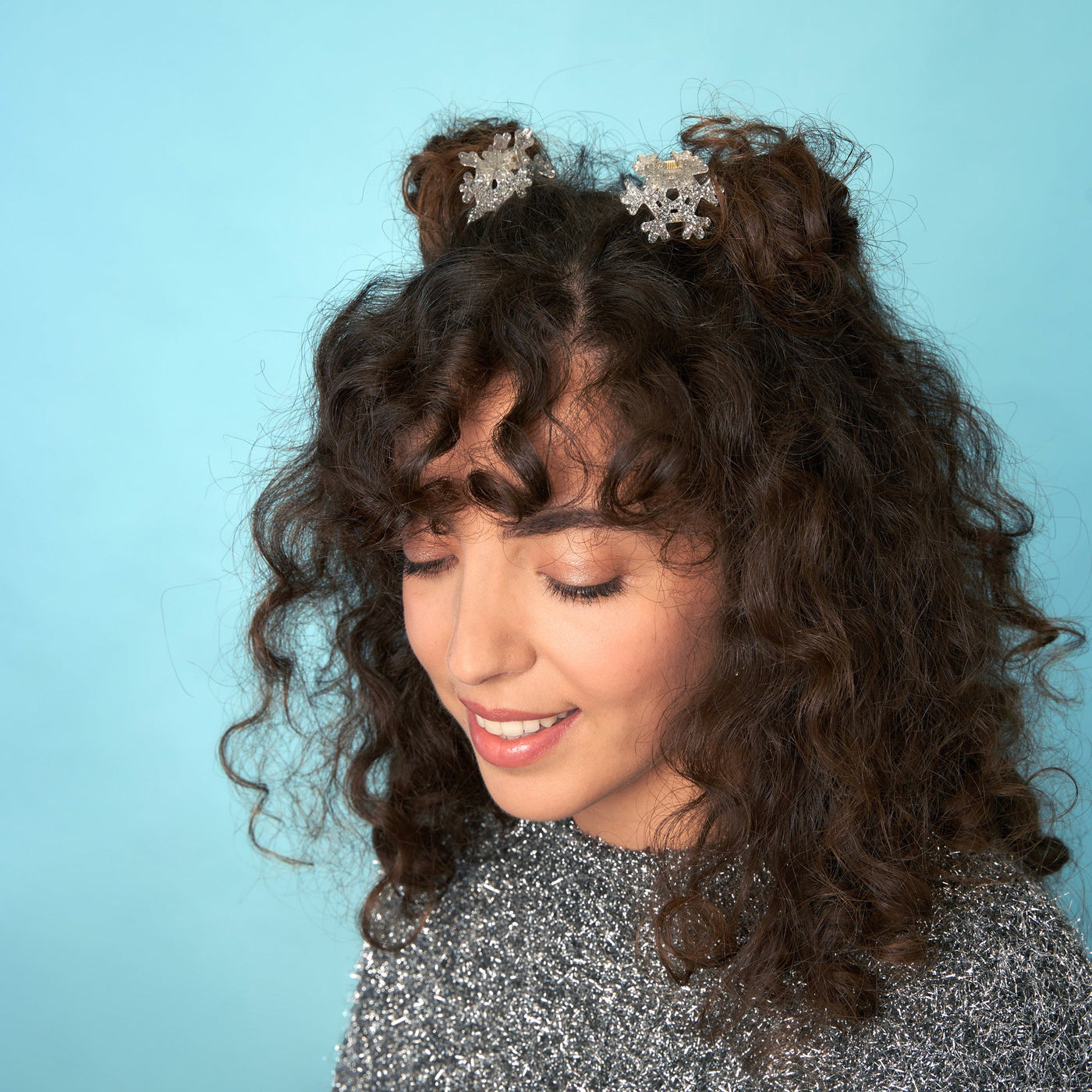 【Coucou Suzette】Snowflake Mini Hair Claw スノーフレークミニヘアクロー  | Coucoubebe/ククベベ