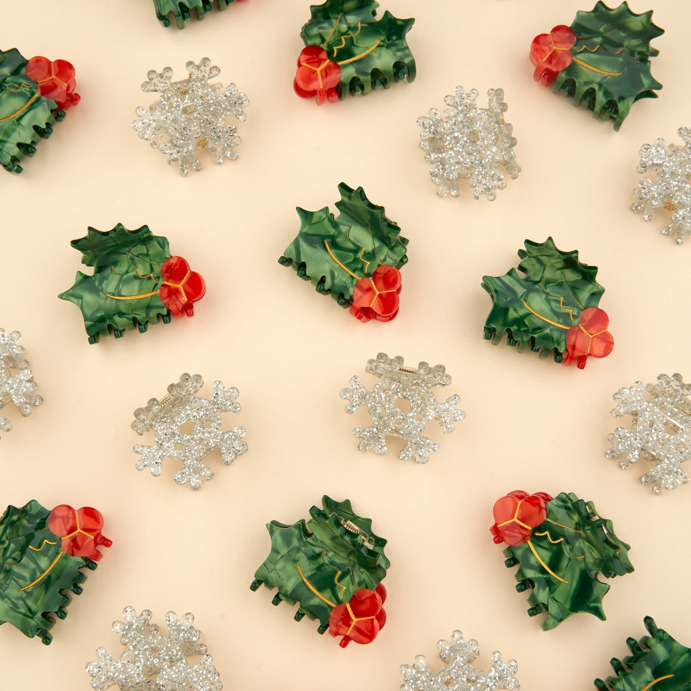 【Coucou Suzette】Snowflake Mini Hair Claw スノーフレークミニヘアクロー  | Coucoubebe/ククベベ