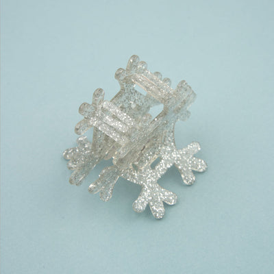 【Coucou Suzette】Snowflake Hair Claw スノーフレークヘアクロー（Sub Image-3） | Coucoubebe/ククベベ
