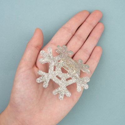 【Coucou Suzette】Snowflake Hair Claw スノーフレークヘアクロー（Sub Image-4） | Coucoubebe/ククベベ