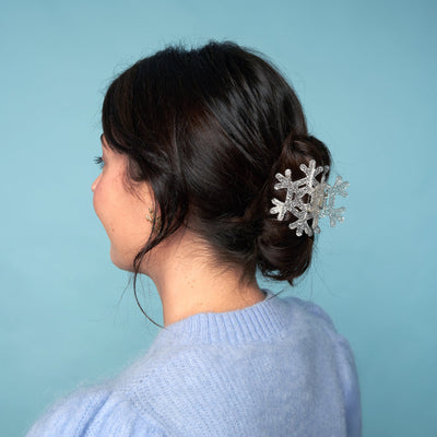 【Coucou Suzette】Snowflake Hair Claw スノーフレークヘアクロー（Sub Image-5） | Coucoubebe/ククベベ