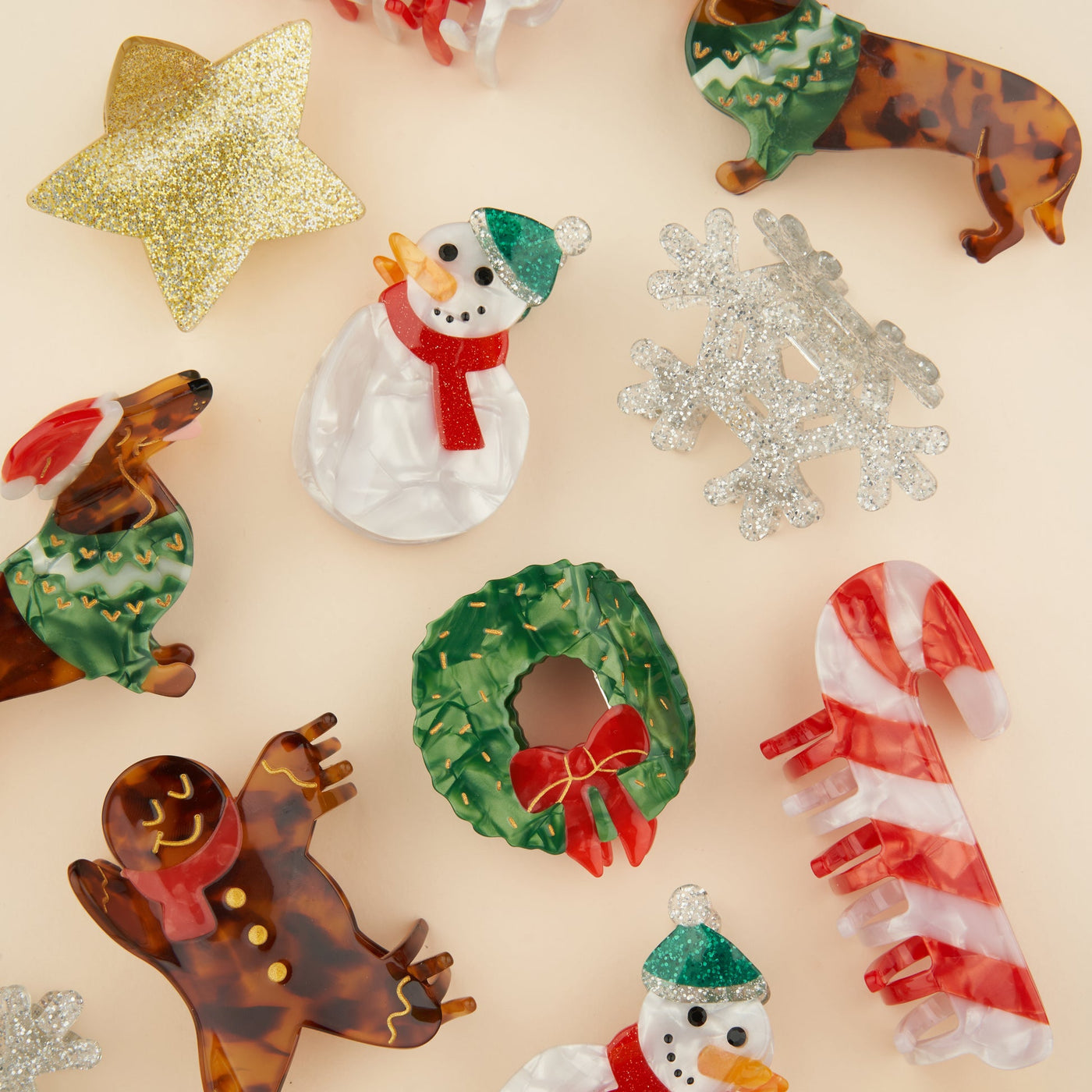 【Coucou Suzette】Snowflake Hair Claw スノーフレークヘアクロー  | Coucoubebe/ククベベ