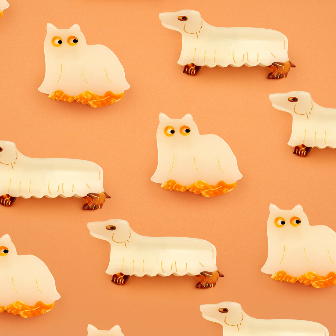 【Coucou Suzette】Ghost Cat Hair Claw ゴーストキャットヘアクロー  | Coucoubebe/ククベベ