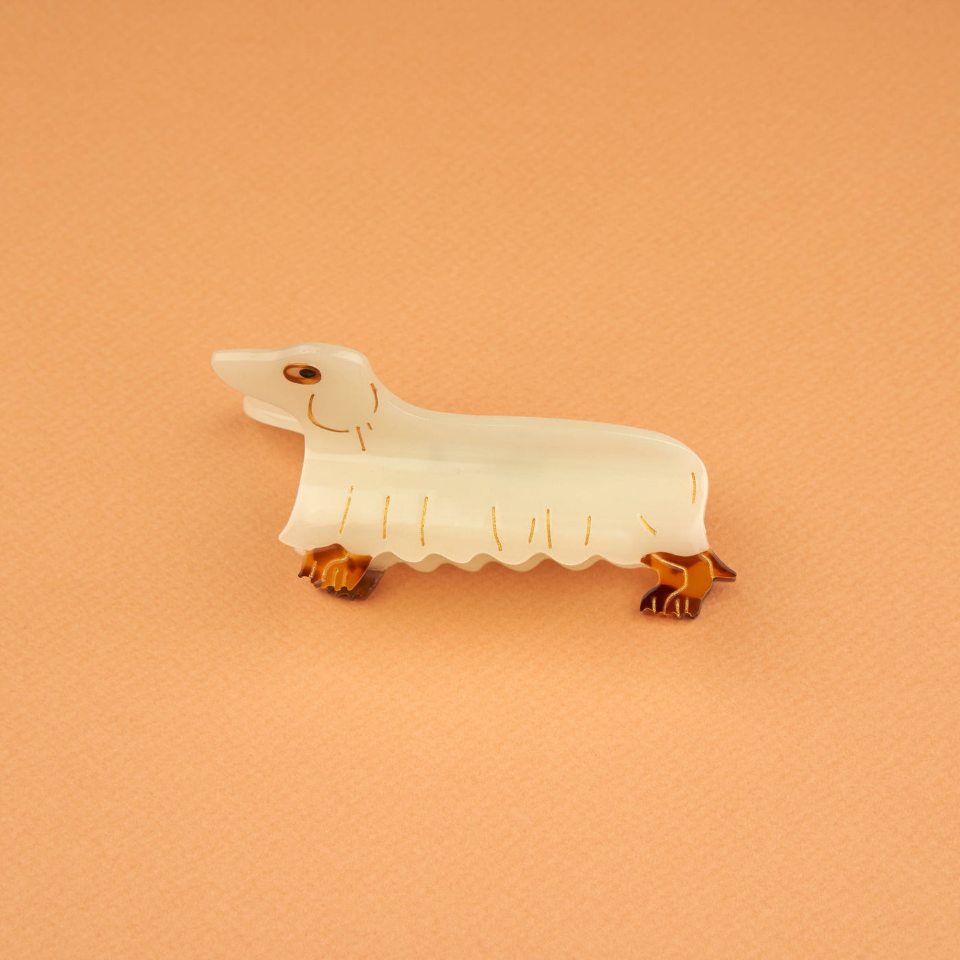 【Coucou Suzette】Ghost Dachshund Hair Claw ゴーストダックスフントヘアクロー  | Coucoubebe/ククベベ