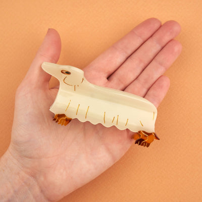 【Coucou Suzette】Ghost Dachshund Hair Claw ゴーストダックスフントヘアクロー（Sub Image-5） | Coucoubebe/ククベベ